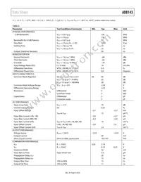 AD8143ACPZ-R2 Datasheet Page 5