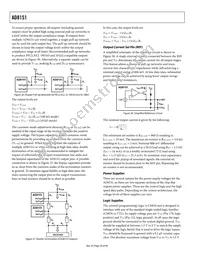 AD8151ASTZ Datasheet Page 20