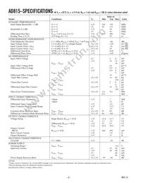 AD815ARBZ-24 Datasheet Page 2