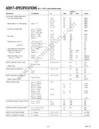 AD817AR-REEL7 Datasheet Page 2