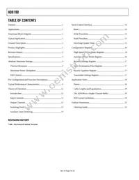 AD8190ACPZ Datasheet Page 2