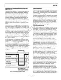 AD8192ACPZ Datasheet Page 23