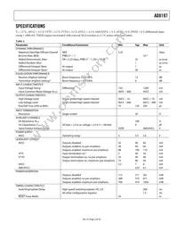 AD8197ASTZ Datasheet Page 3