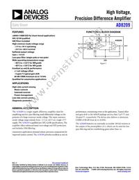 AD8209WBRMZ-R7 Datasheet Cover