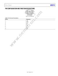 AD8210WYRZ-R7 Datasheet Page 5