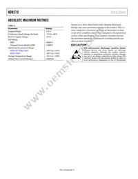 AD8213WHRMZ-R7 Datasheet Page 4