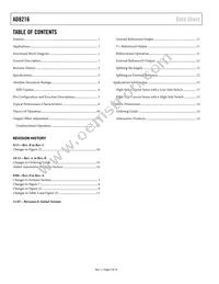 AD8216WYRZ-R7 Datasheet Page 2