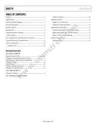 AD8218BCPZ-RL Datasheet Page 2