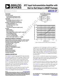 AD8220TRMZ-EP-R7 Datasheet Cover