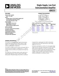 AD8223ARM-R7 Datasheet Cover
