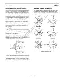 AD8226BRZ-RL Datasheet Page 21