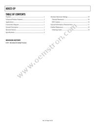 AD822TRZ-EP-R7 Datasheet Page 2