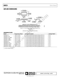 AD824AR-14-REEL7 Datasheet Page 16