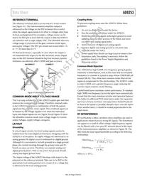 AD8253ARMZ-RL Datasheet Page 19