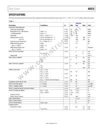 AD825AR-16-REEL7 Datasheet Page 3