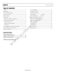 AD8270ACPZ-RL Datasheet Page 2