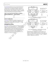 AD8270ACPZ-RL Datasheet Page 17