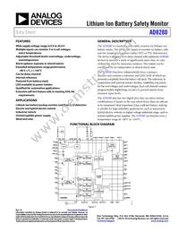 AD8280WASTZ-RL Datasheet Cover