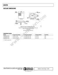 AD8290ACPZ-R2 Datasheet Page 20