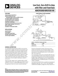 AD8293G80BRJZ-R2 Datasheet Cover
