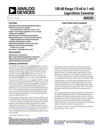 AD8305ACPZ-R2 Datasheet Cover