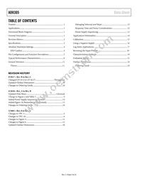 AD8305ACPZ-R2 Datasheet Page 2