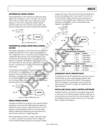 AD8328ACPZ-REEL7 Datasheet Page 13