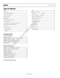 AD8335ACPZ-REEL7 Datasheet Page 2