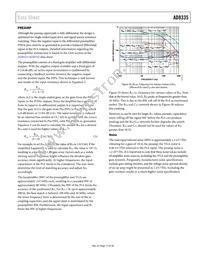 AD8335ACPZ-REEL7 Datasheet Page 17