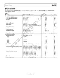 AD8337BCPZ-R2 Datasheet Page 3