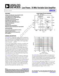 AD8338ACPZ-RL Datasheet Cover