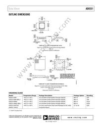 AD8351ACPZ-R7 Datasheet Page 19