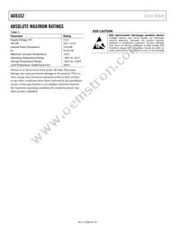 AD8352ACPZ-R7 Datasheet Page 6
