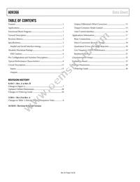 AD8366ACPZ-R7 Datasheet Page 2