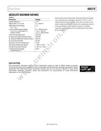 AD8370ARE-REEL7 Datasheet Page 5