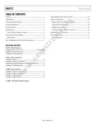 AD8372ACPZ-R7 Datasheet Page 2