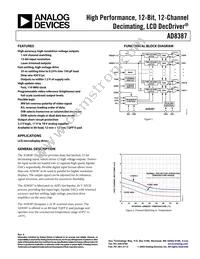 AD8387JSVZ Datasheet Cover