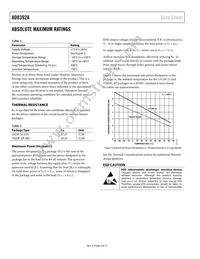 AD8392AACPZ-R2 Datasheet Page 4