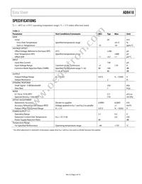 AD8418WBRMZ-RL Datasheet Page 3