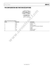 AD8418WBRMZ-RL Datasheet Page 5