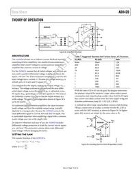 AD8420ARMZ Datasheet Page 19