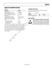 AD8426ACPZ-R7 Datasheet Page 9