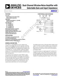 AD8432ACPZ-RL Datasheet Cover