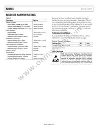 AD8465WBCPZ-R7 Datasheet Page 6