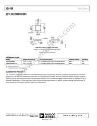 AD8469WBRMZ-RL Datasheet Page 12