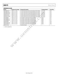 AD8476ACPZ-WP Datasheet Page 22