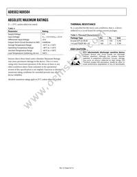 AD8502ARJZ-R2 Datasheet Page 6