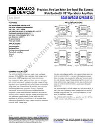 AD8512BR-REEL7 Datasheet Cover