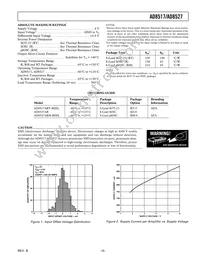 AD8527ARMZ-REEL Datasheet Page 5