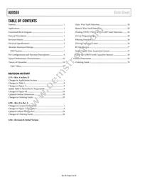 AD8555ACPZ-R2 Datasheet Page 2